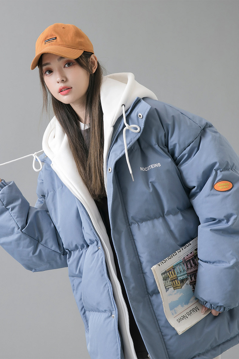 冬季假两件oversize棉服女生宽松加厚棉服外套2199P105控138,女装棉衣/棉服,电商A309
