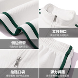 2024春季新款开衫卫衣套装男女团购班服两件套运动服TZ573P100，男装卫衣，电商A309