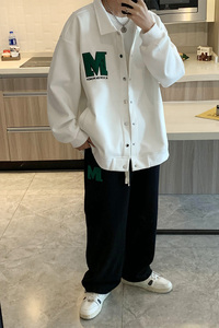 秋季M刺绣卫衣套装男开衫棒球服一套衣服 TZ881P100 控138图片