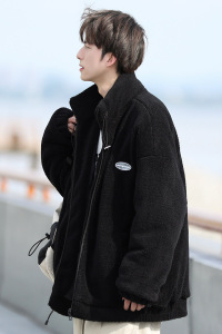 冬季新款羊羔毛加厚棉衣外套情侣装保暖棉服 102P110 控148图片