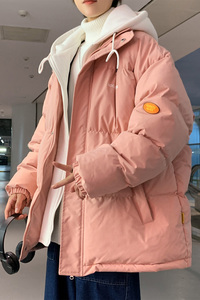 情侣宽松潮牌加厚棉衣男士假两件棉服外套 2199P105 控138图片