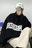 春装新款半拉链卫衣男女同款宽松潮牌立领外套A335P55控78，男装卫衣，电商A309
