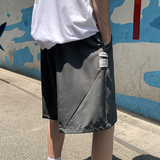 夏季冰丝短裤男潮牌宽松薄款五分裤A197P25，男装休闲裤，电商A309