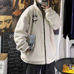 棉服男宽松ins潮牌加厚棉衣羊羔绒外套2120P108控138图片