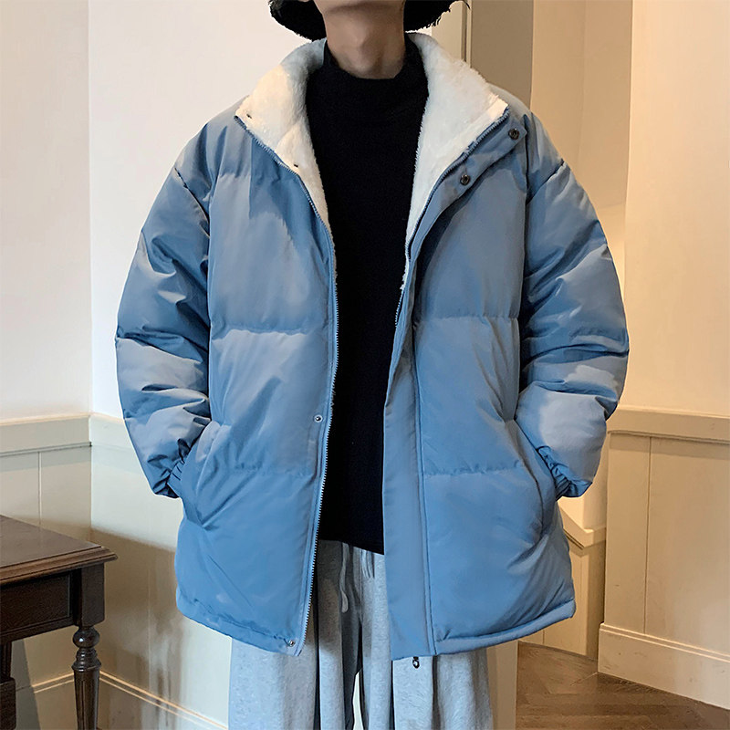 主推现货3万！冬季立领棉衣袄子加厚羊羔绒外套 666TP80控115图片