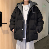情侣宽松潮牌加厚棉衣男士假两件棉服外套2199P105控138，男装棉衣，电商A309