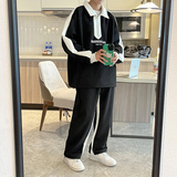 主推款~秋季卫衣套装男潮牌两件套帅气一整套衣服A369P100控138，男装卫衣，电商A309