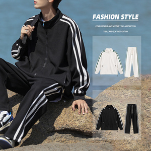 秋季主推开衫卫衣套装男潮牌帅气一整套衣服TZ573P100控138