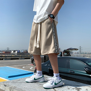 夏季潮牌短裤男女宽松运动五分裤大裤衩 A345P40 控58图片