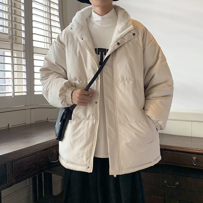 冬季立领棉服男女宽松加厚羊羔绒外套666TP80控115,男装棉衣,电商A309