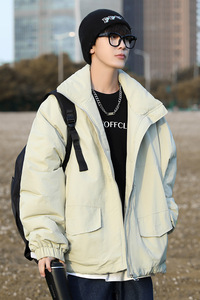 主推冬季大地色工装棉服男cityboy立领棉衣外套101P128 控168图片