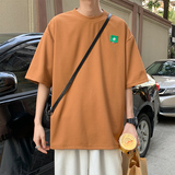 ~数据已出夏季大码华夫格短袖t恤男021P35控48，男装T恤，电商A309