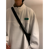 2024春季新款美式潮牌半拉链运动卫衣男A360P50，男装卫衣，电商A309