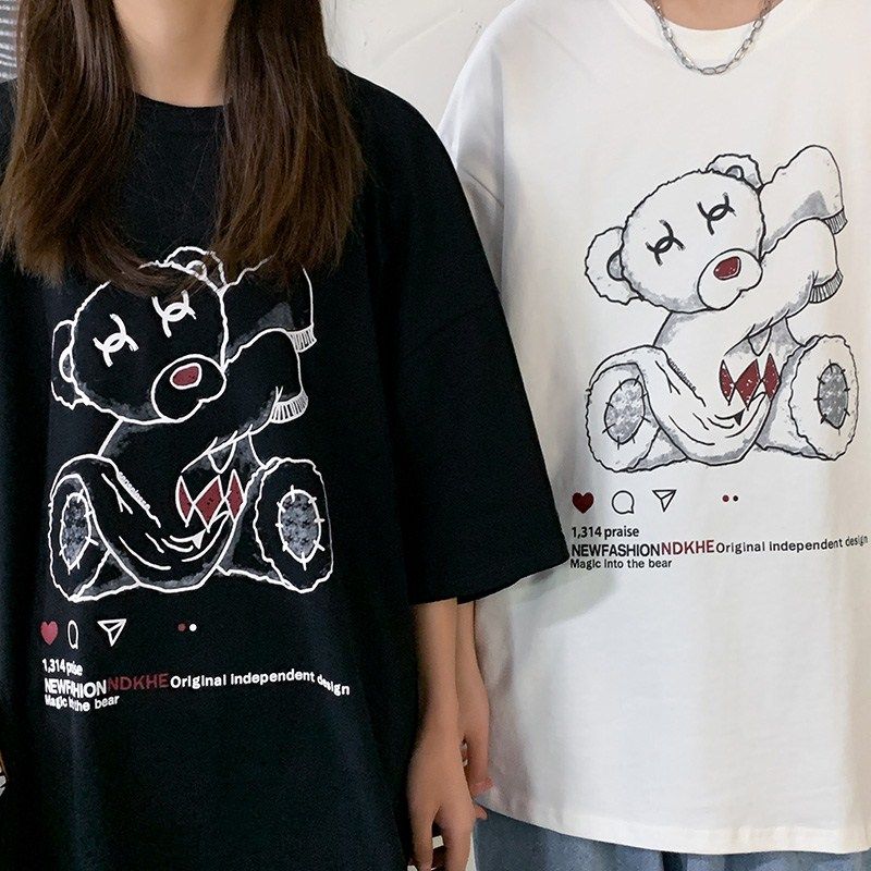 情侣衣服夏季潮牌短袖t恤男2128P35控48,男装T恤,电商A309