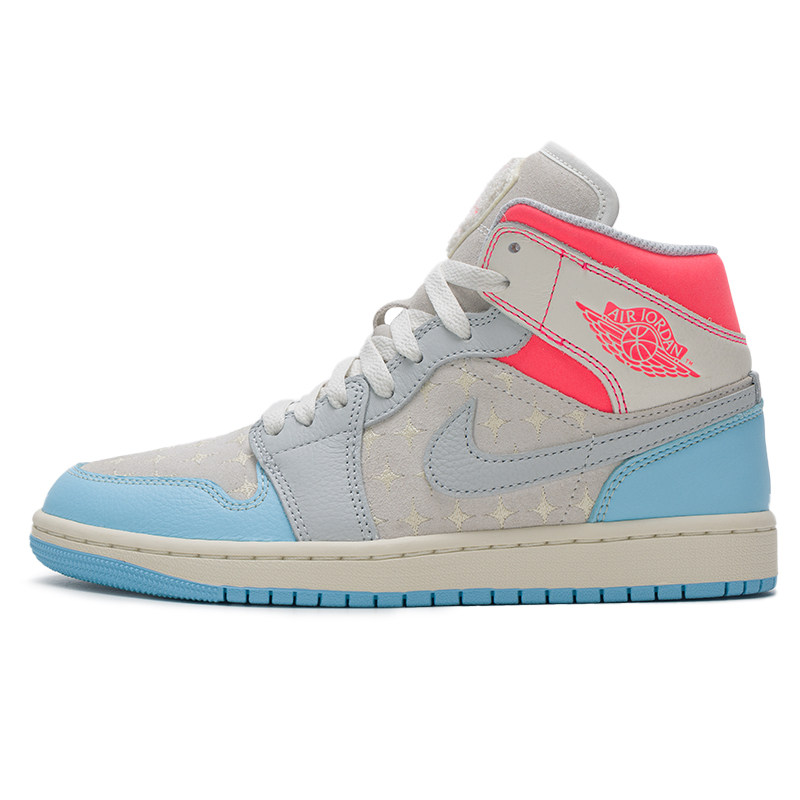 Nike耐克AIR JORDAN 1 MID女板鞋透气跑步运动篮球鞋IM7420-133,运动鞋new,篮球鞋,淘宝优惠券,粉丝福利购,淘宝优惠卷