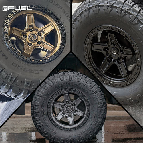 Fuel D697适配牧马人途乐纳瓦拉HILUX霸道塔库玛D698D699越野轮毂