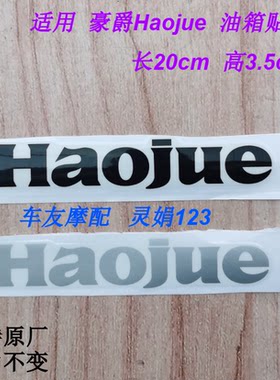适用豪爵车型油箱贴花豪爵贴纸
