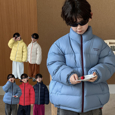 巨耐看~男童90白鸭绒羽绒服外套