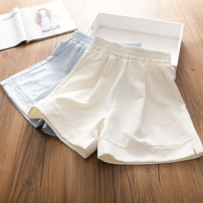 女童夏季新款清凉休闲阔腿显瘦短裤中大儿童百搭舒适运动外穿热裤