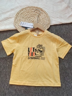 全新正品小猪班纳夏季儿童男童圆领夏天夏装短袖t恤純棉120/130码