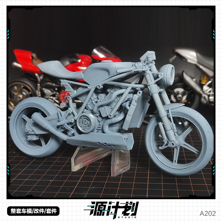 1/12RC81190复古街车树脂车模