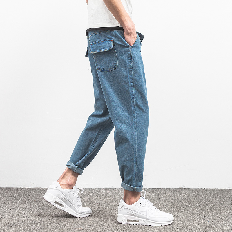 Jeans pour adolescent Sarouel en coton pour été - Ref 1463142 Image 1