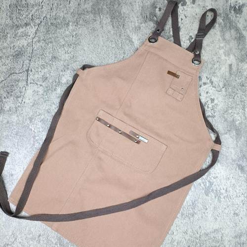 BJD工装咖啡师围裙75叔