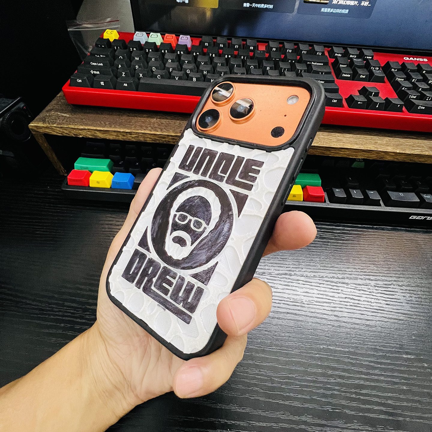 潮男个性德鲁大叔欧文iPhone17Promax手机壳nba个性立体篮球巨星凯里欧文15苹果16/17保护套高级diy个性定制