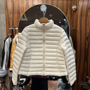 欧洲站2026秋季新款时尚轻薄立领排骨羽绒服女款显瘦保暖外套9852