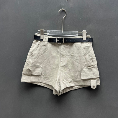 夏季显瘦工装多口袋牛仔短裤女
