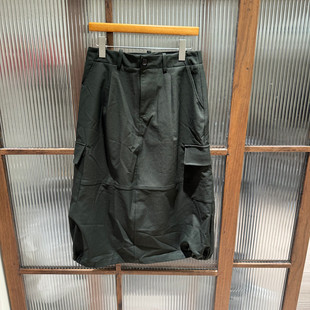 欧洲站2026春季新款时尚松紧腰工装风多口袋半身裙女款欧货0801