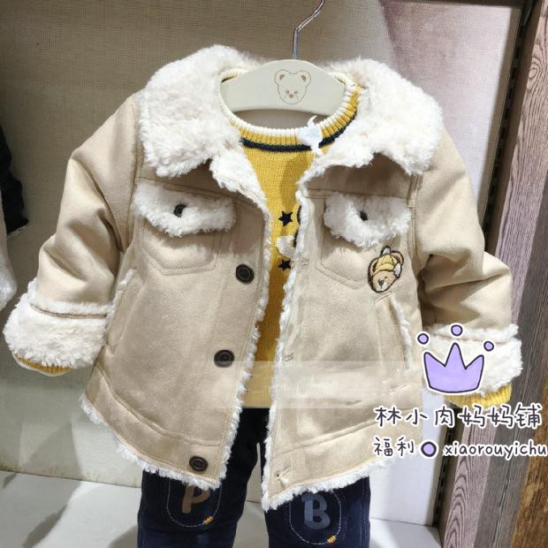 正品清仓Paw小熊童装小熊男童婴童款宝宝棉服外套PBJU94V12M