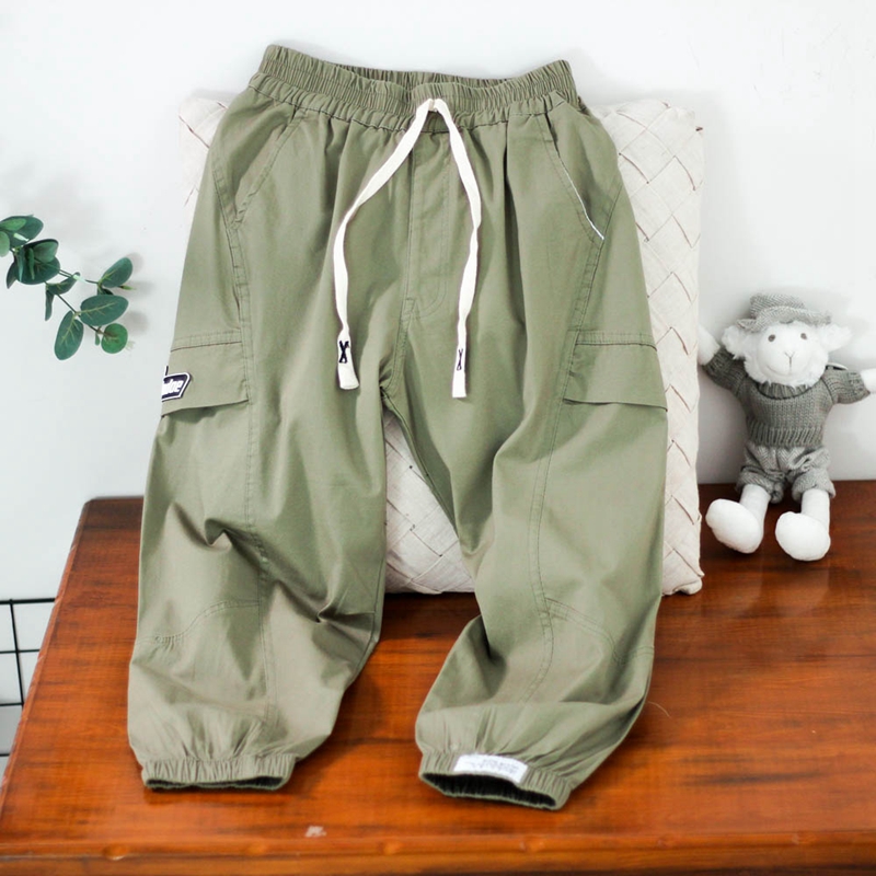 薄款男童休闲裤夏季胖童防蚊裤