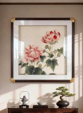 新中式入户玄关织锦绣装饰画非遗