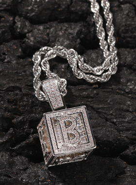 欧美26个项链锆石吊坠情侣