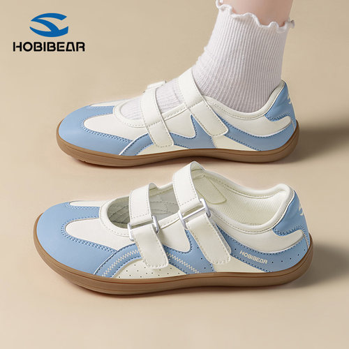 HOBIBEAR品牌女鞋2026新款爆款超火玛丽珍鞋ins潮小众宽楦宽头鞋