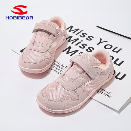 哈比熊童鞋4E宽楦赤足鞋23-36码儿童鞋男童宽头平底运动鞋女童鞋