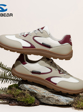 HOBIBEAR男士4e宽楦赤足鞋秋季网面宽头室内健身训练鞋开车休闲鞋