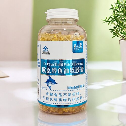 添立康欧臣牌鱼油软胶囊300粒