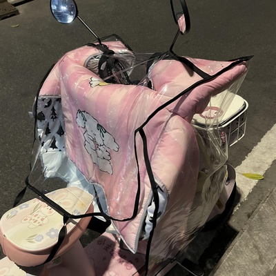 我的小车终于不用淋雨啦防雨挡风