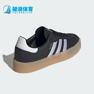 三叶草女士经典 阿迪达斯正品 低帮运动板鞋 ID0436 SAMBAE Adidas