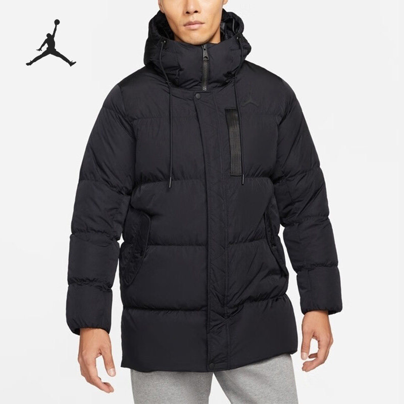 Nike/耐克正品Air Jordan男子舒适运动保暖连帽羽绒服DZ4554-010