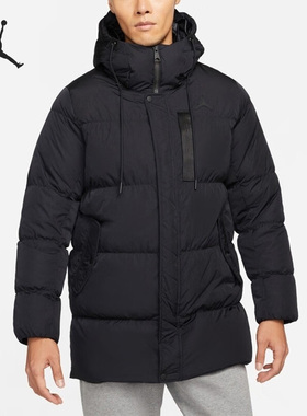 Nike/耐克正品Air Jordan男子舒适运动保暖连帽羽绒服DZ4554-010