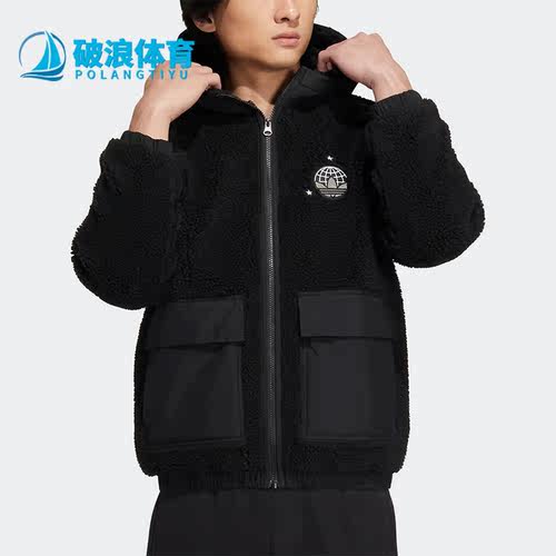 阿迪达斯女子连帽夹克外套