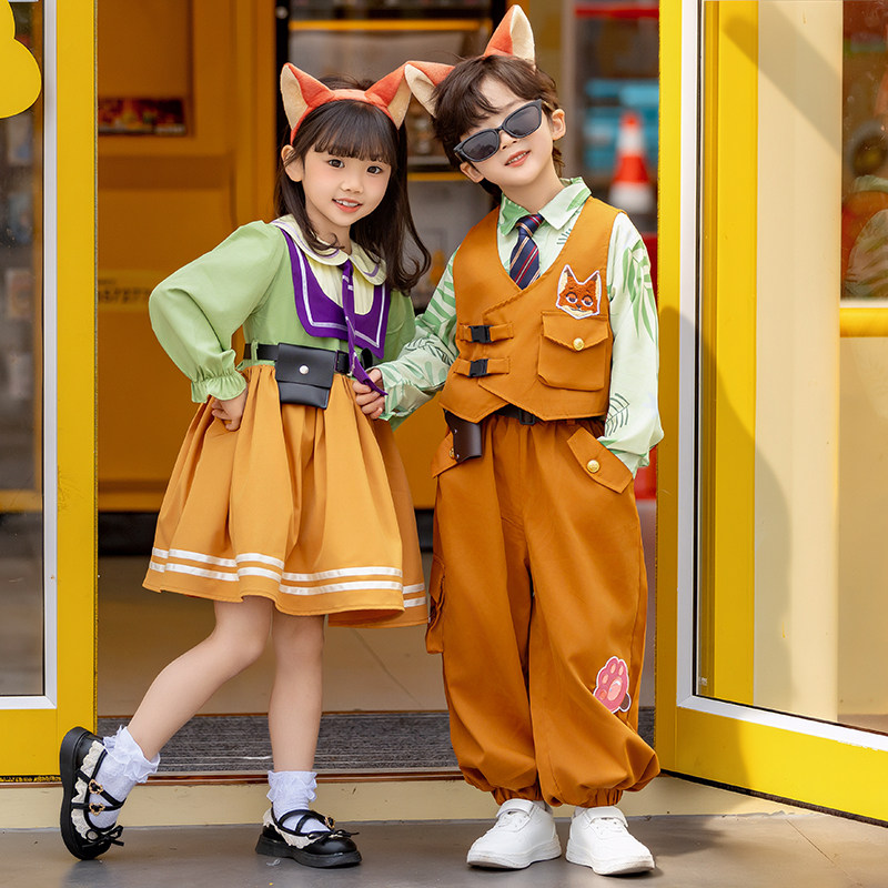 女童cos服装洛丽塔裙子兔子警官朱迪尼克狐狸儿童动漫二次元套装,童装/婴儿装/亲子装,儿童演出服,淘宝优惠券,粉丝福利购,淘宝优惠卷