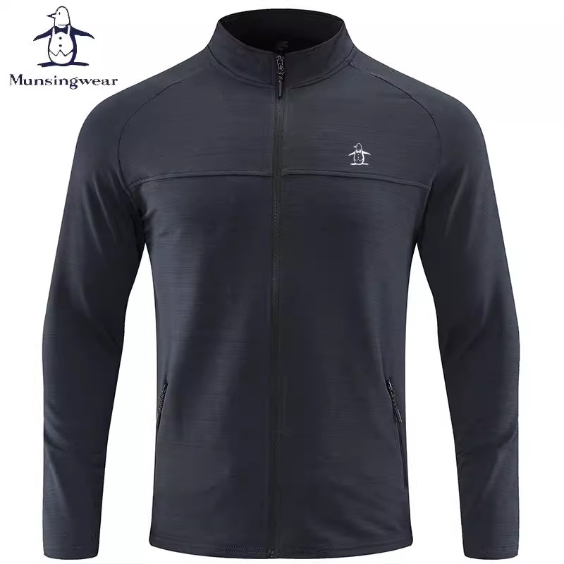 香港代购 MUNSINGWEAR万星威高尔夫男卫衣运动休闲外套速干衣透气