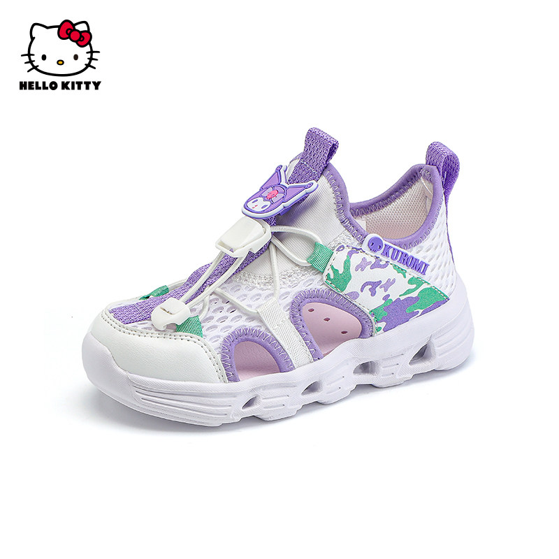 凯蒂猫童鞋女童运动鞋夏季镂空大网眼儿童网鞋女孩凉鞋时尚潮鞋子