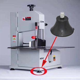 250锯骨机地脚刨肉机切片机地脚切骨机防滑支架螺丝脚垫橡胶垫脚