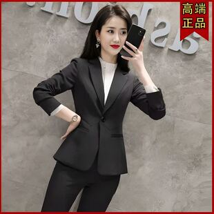 【品牌正品】西装套装女夏装职业装短袖西服高端正装经理女工作服