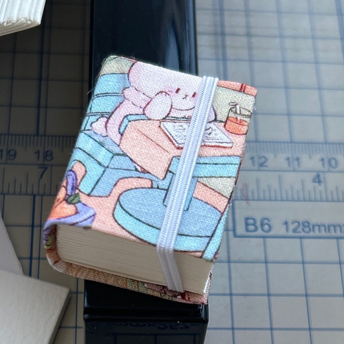 上新定制手工线缝迷你水彩本笔记本背单词本三丽鸥迷你书